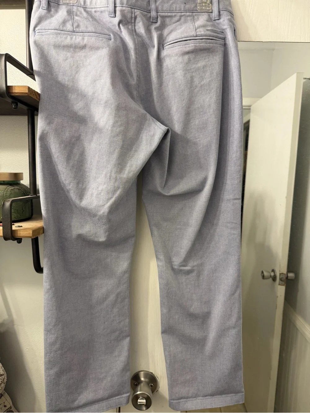 J. Crew Navy and Light Blue Casual Pants